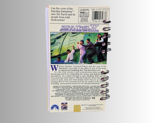 Star Trek IV The Voyage Home VHS Movie Notebook