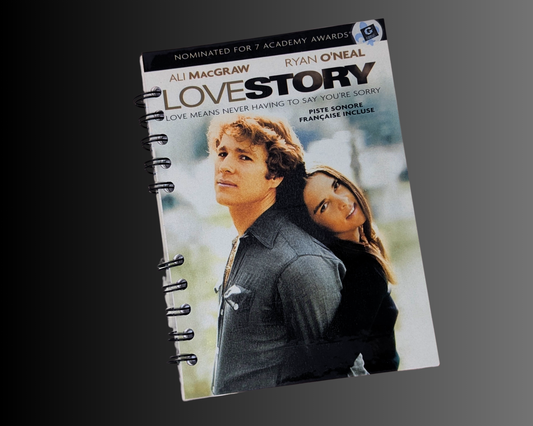 Love Story DVD Movie Notebook