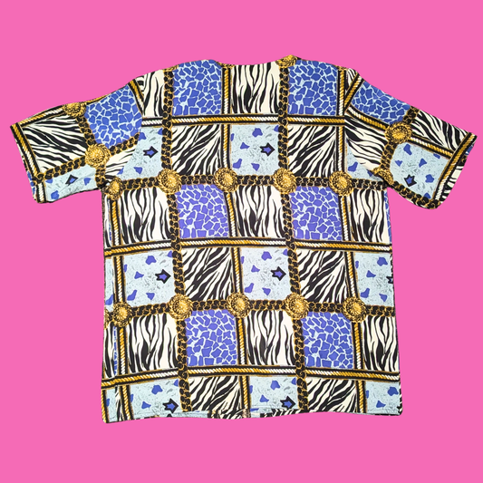 Vintage 1990's Groovy, Funk Blouse Size L