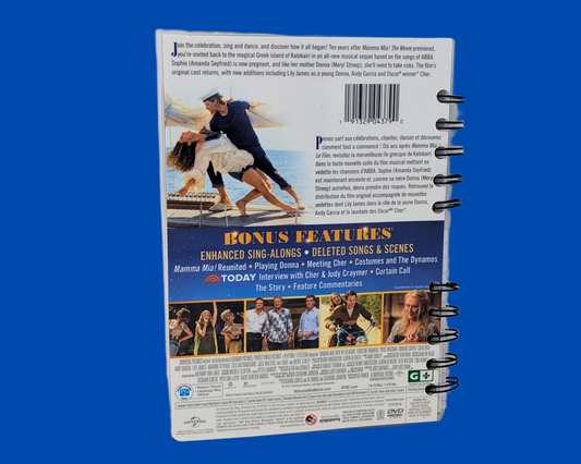 Mamma Mia! Here We Go Again DVD Movie Notebook