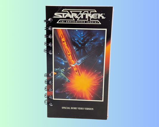 Star Trek VI The Undiscovered Country VHS Movie Notebook