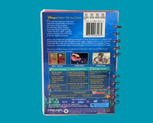 The Little Mermaid DVD Movie Notebook