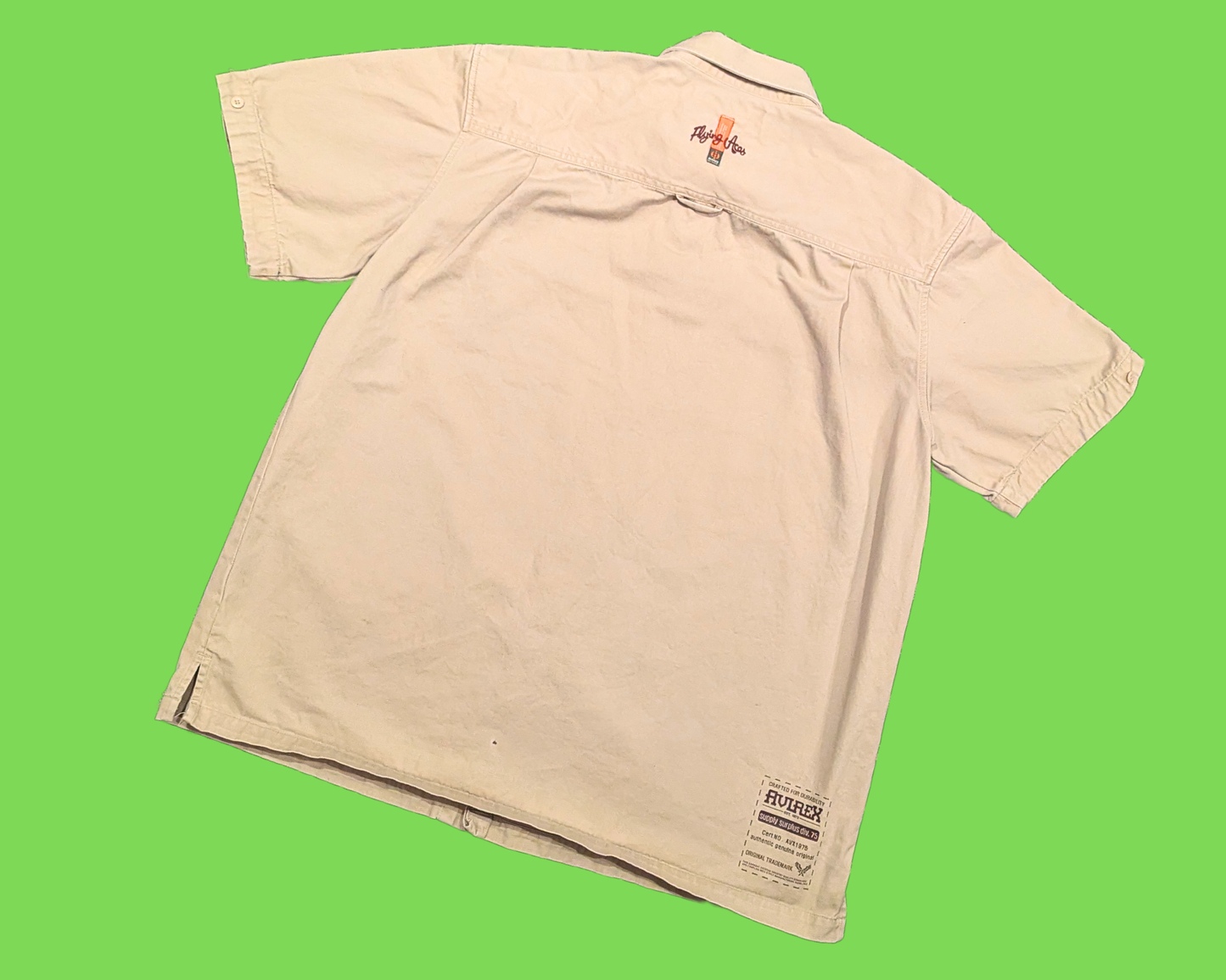 Y2K Avirex Short Sleeves, Button Down Shirt Size XXL