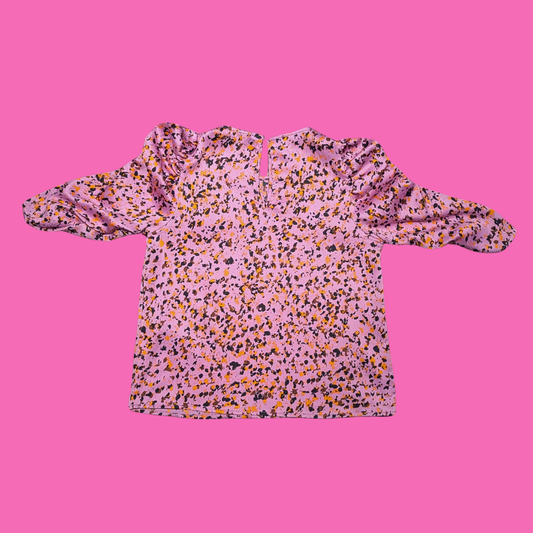 Animal Print, Light Purple Blouse by Vero Moda Size S