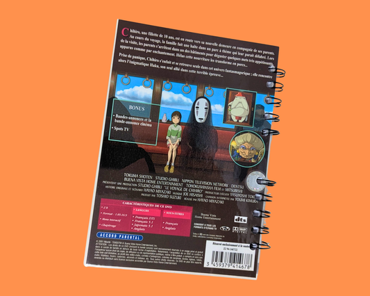 Carnet de notes du film DVD Le Voyage de Chihiro