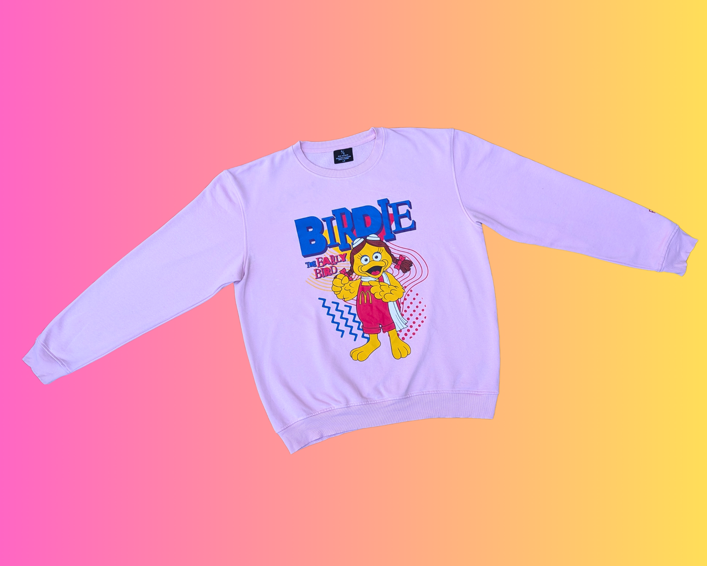 Y2K Birdie The Early Bird, pull ras du cou McDonald's taille L par Piece Collective