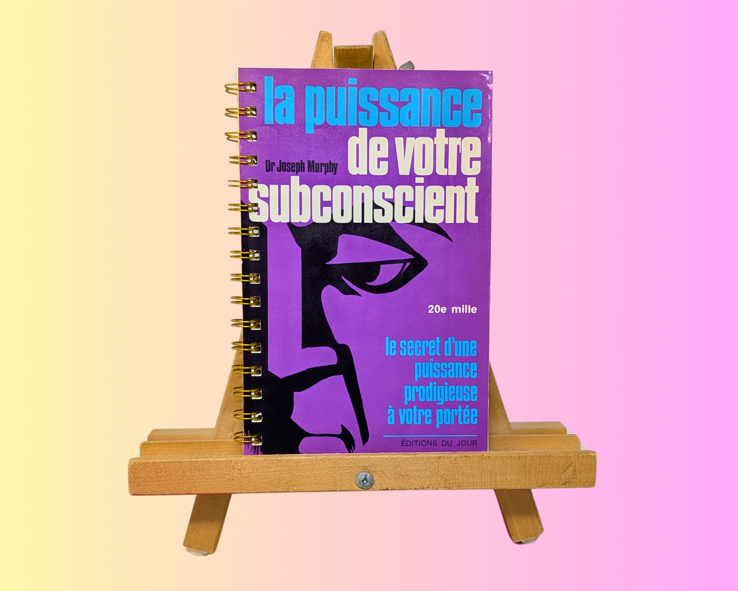 Carnet La Puissance de Votre Subconscient fait à la main et recyclé par le Dr Joseph Murphy