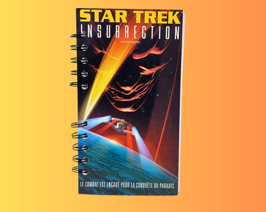 Star Trek Insurrection VHS Movie Notebook