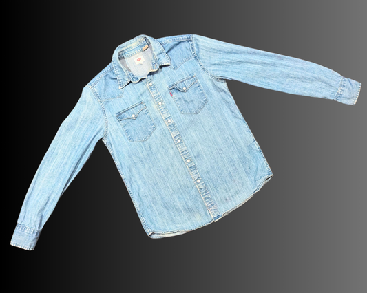 Y2K Levi's Classic Western Standard Fit Shirt Size M