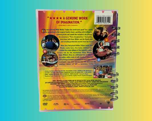 Carnet de notes du film DVD Willy Wonka et la Chocolaterie
