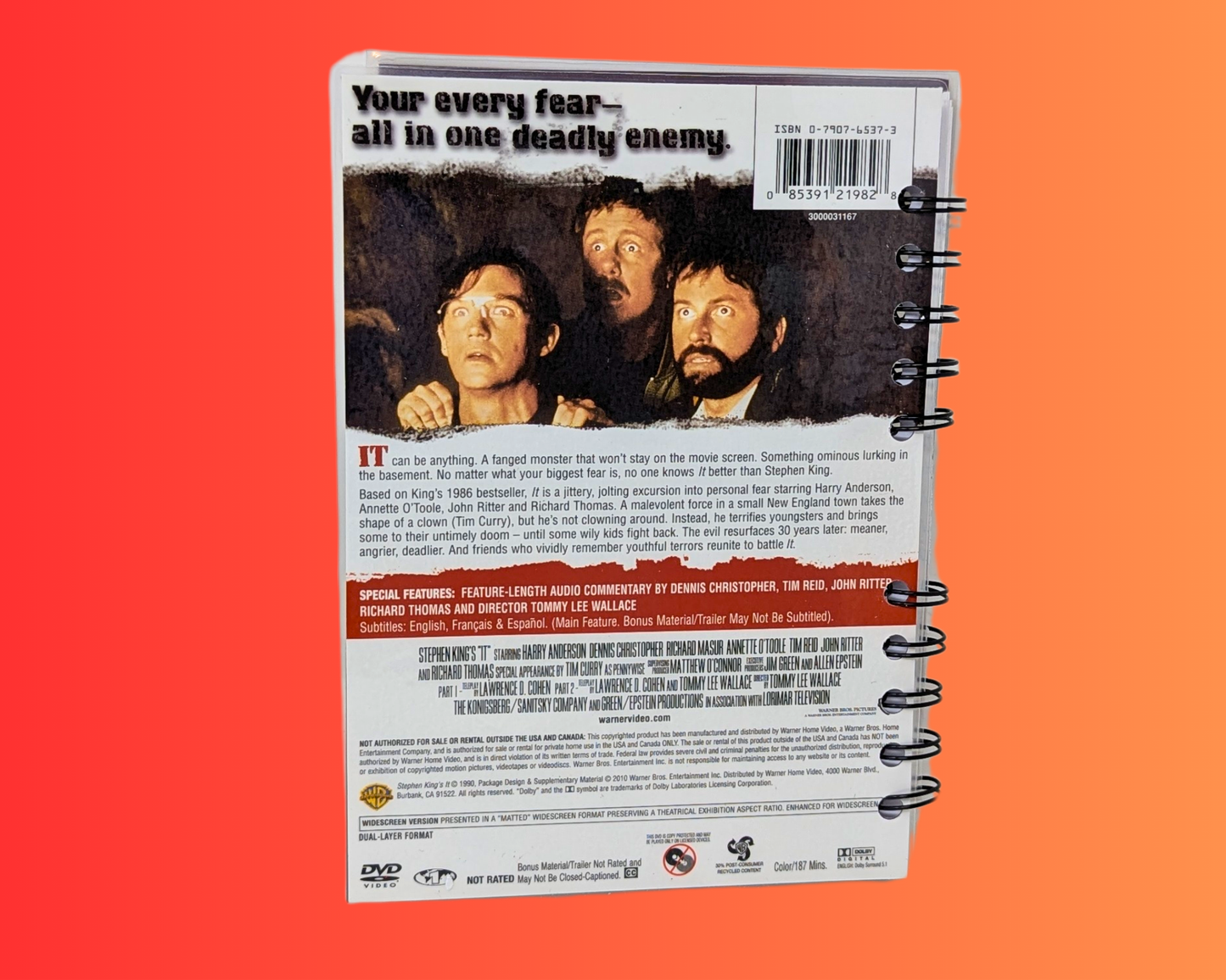 IT DVD Movie Notebook