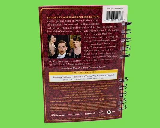 Carnet de notes du film DVD Downton Abbey Saison 2