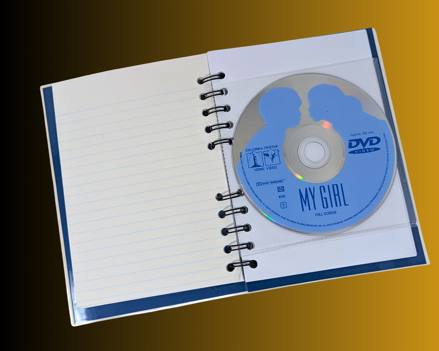 My Girl DVD Movie Notebook