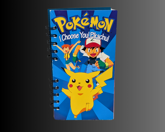 Pokémon, I Choose You! Pikachu! VHS Movie Notebook