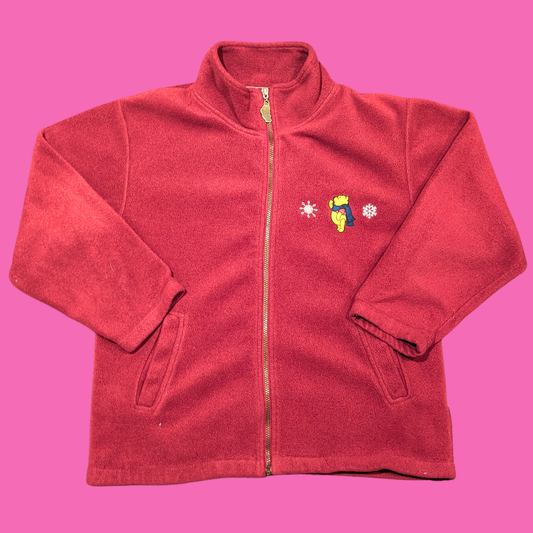 Vintage 1990's Official Disney, Winnie The Pooh Fleece Size XS