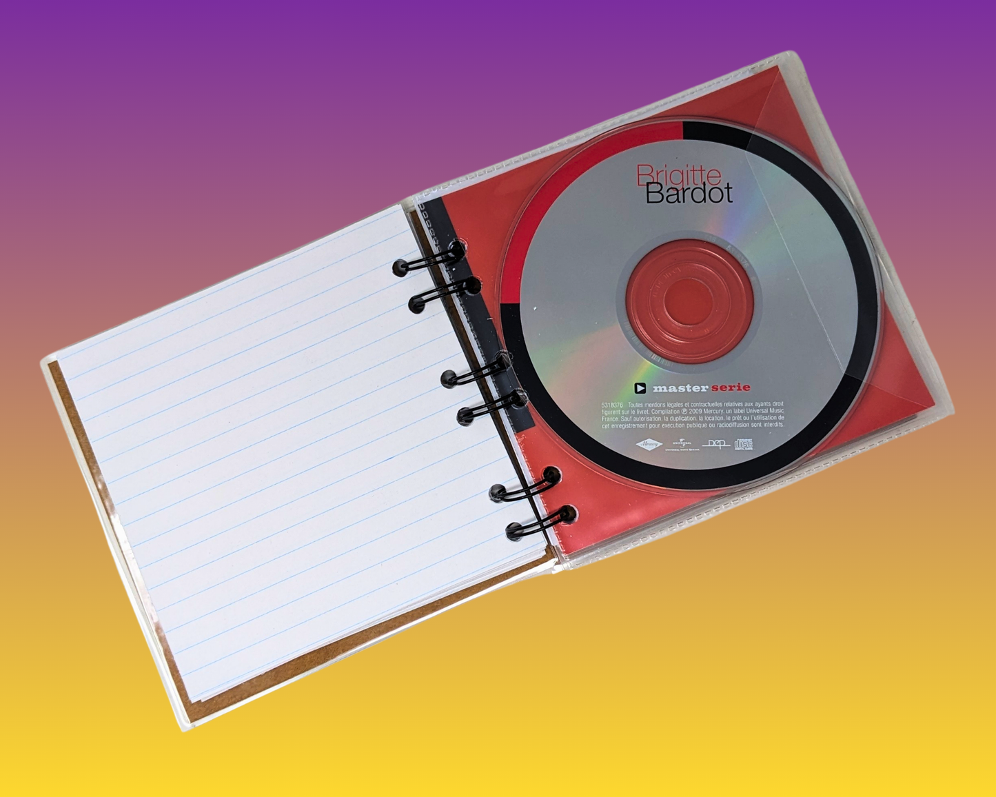 Brigitte Bardot, Masterserie CD Notebook