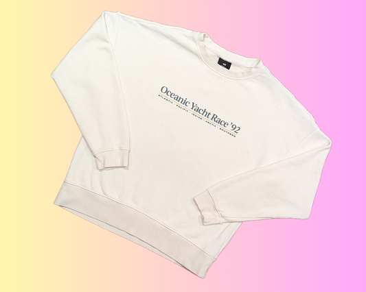 Y2K H&M Oceanic Yacht Race '92 Crewneck Size L
