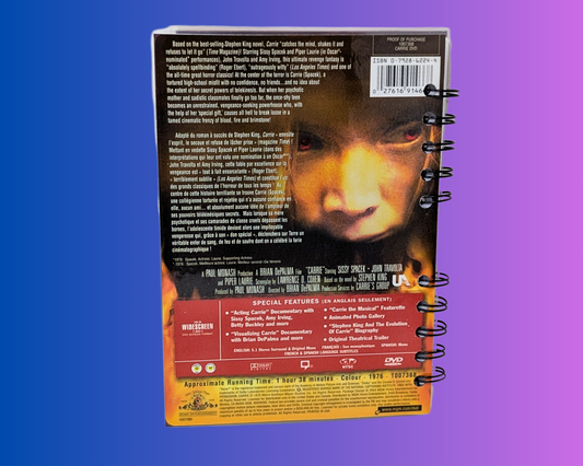 Carnet de notes du film DVD Carrie