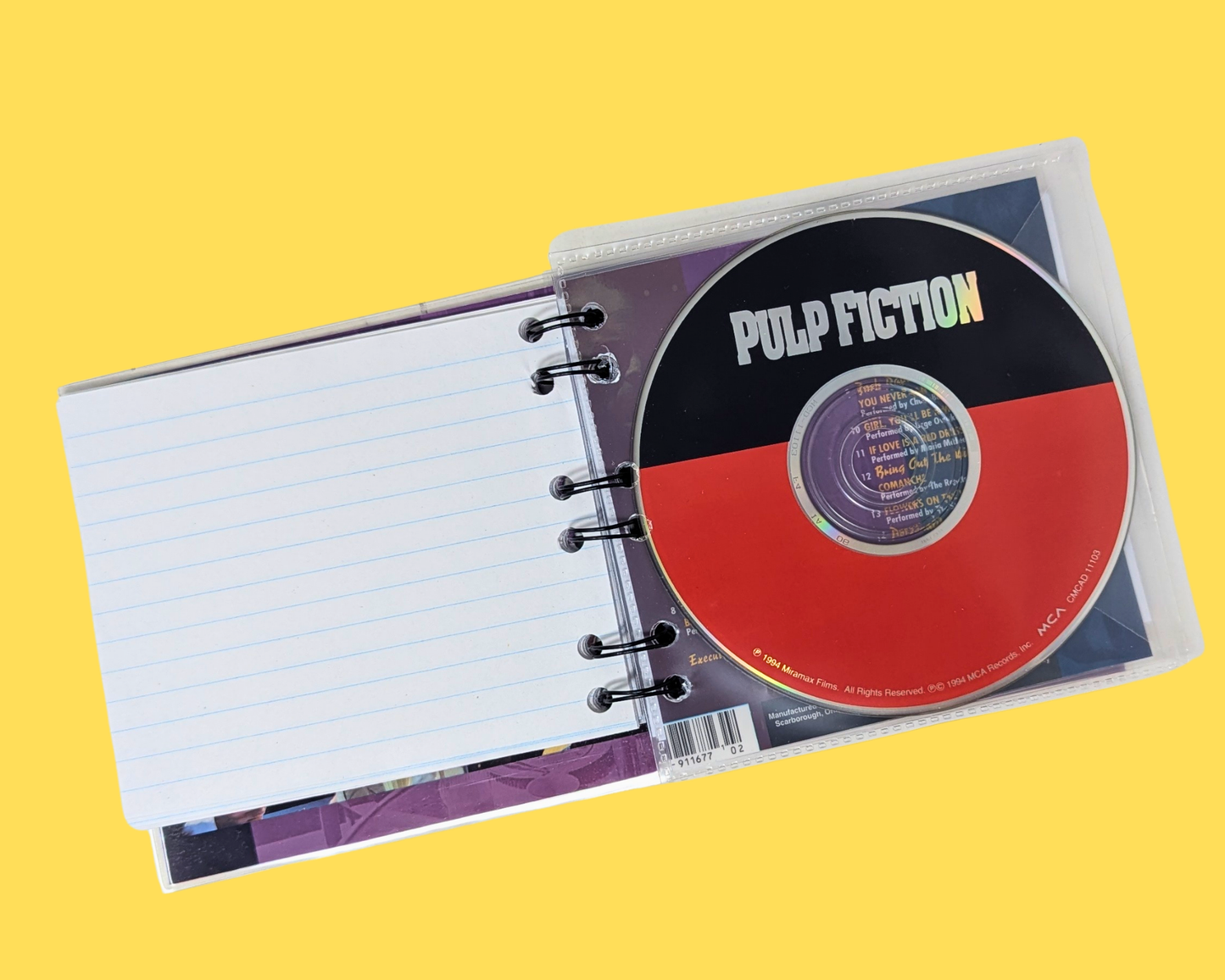 Pulp Fiction Soundtrack CD Notebook