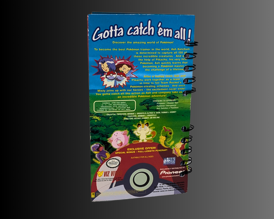 Pokémon, I Choose You! Pikachu! VHS Movie Notebook
