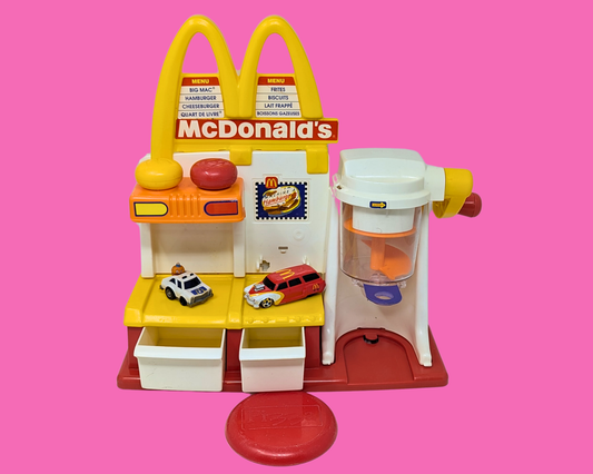 Machine à snacks Mattel McDonald's vintage des années 1990, incomplète