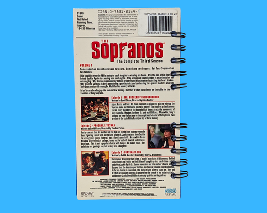 Carnet de notes VHS du film Les Soprano