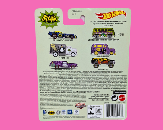 Jouet automobile de collection scellé Hot Wheels Batman Joker Volkswagen Custom Deluxe Wagon