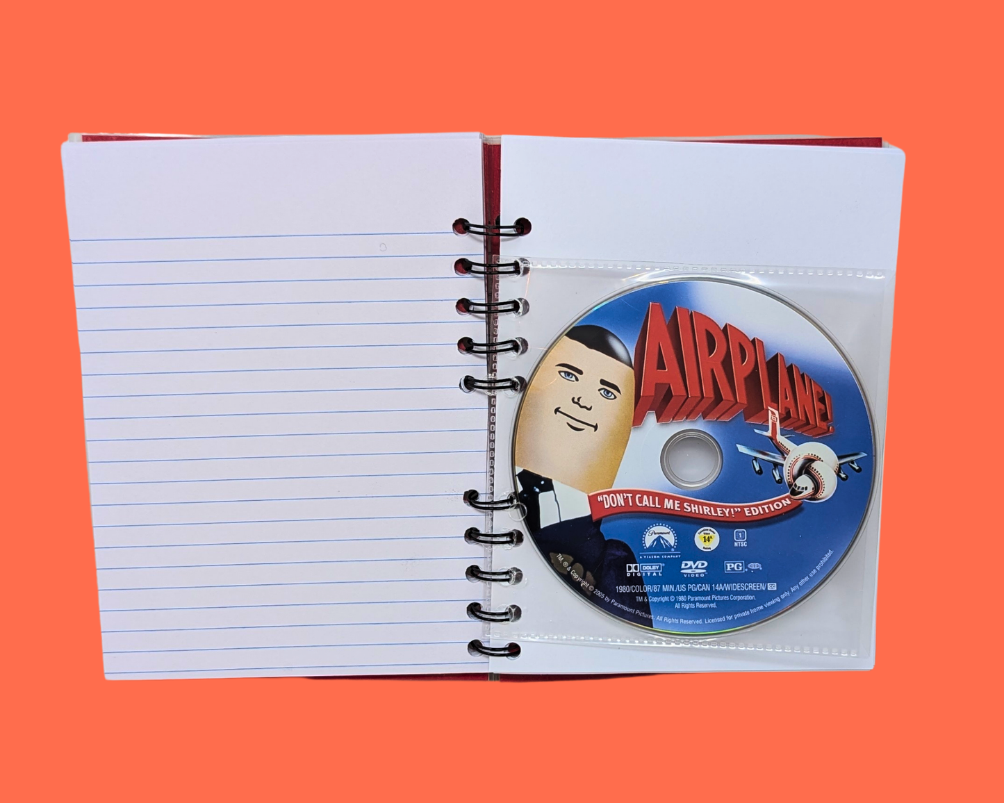 Carnet de notes du film DVD Avion !