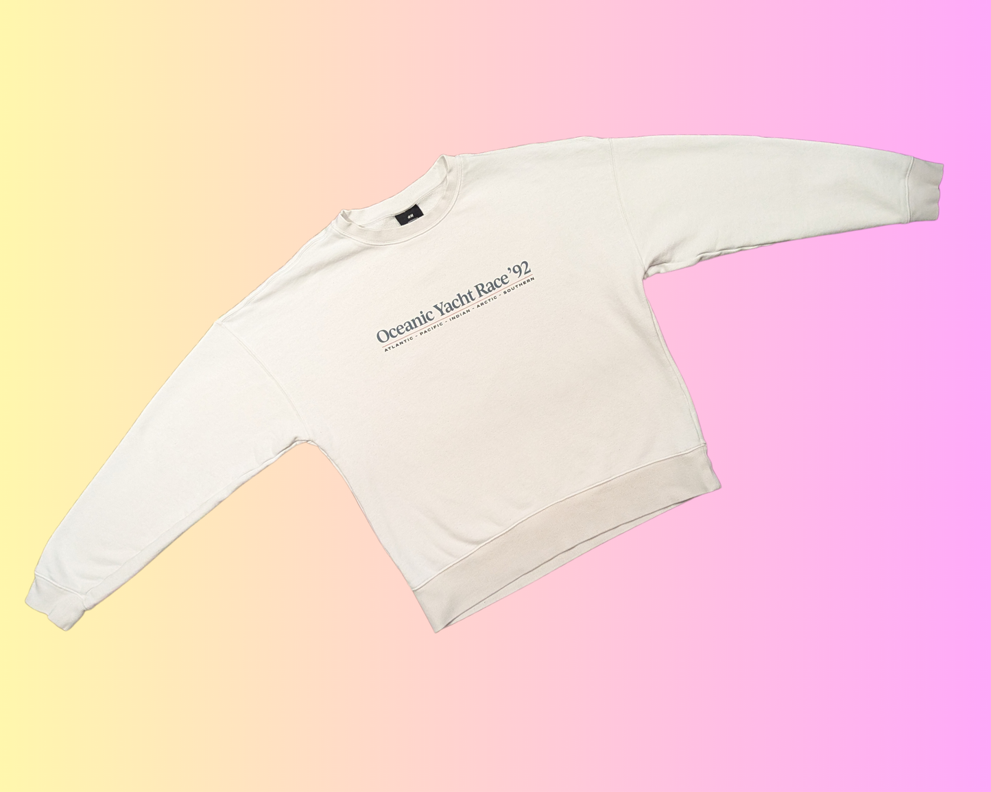 Y2K H&M Oceanic Yacht Race '92 Crewneck Size L