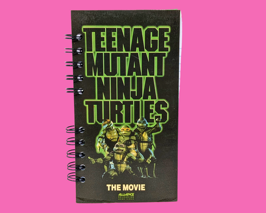 Carnet de notes VHS des Tortues Ninja