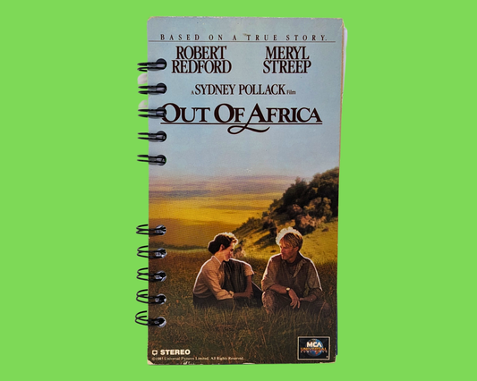 Carnet de notes VHS du film Out of Africa