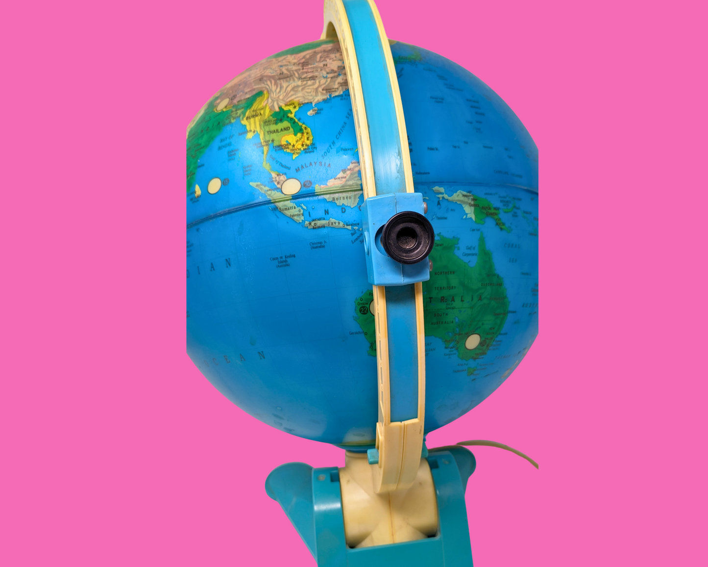 Vintage 1980's Fisher Price Globe Lamp
