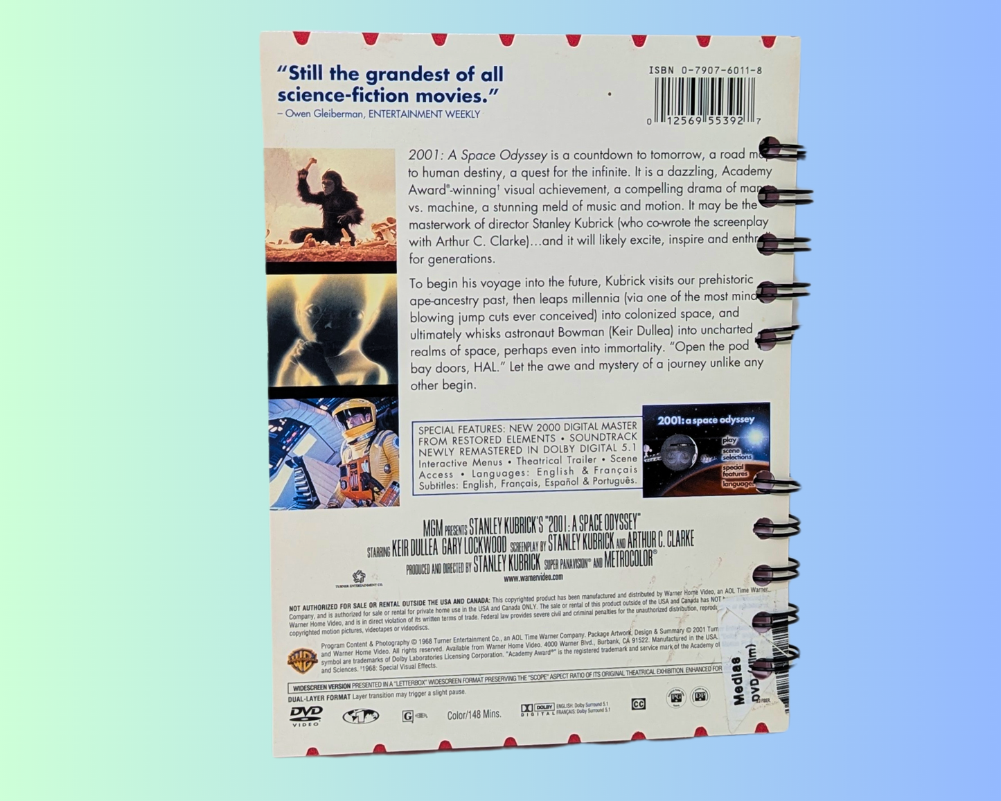 Carnet de notes du film DVD 2001 : L'Odyssée de l'espace