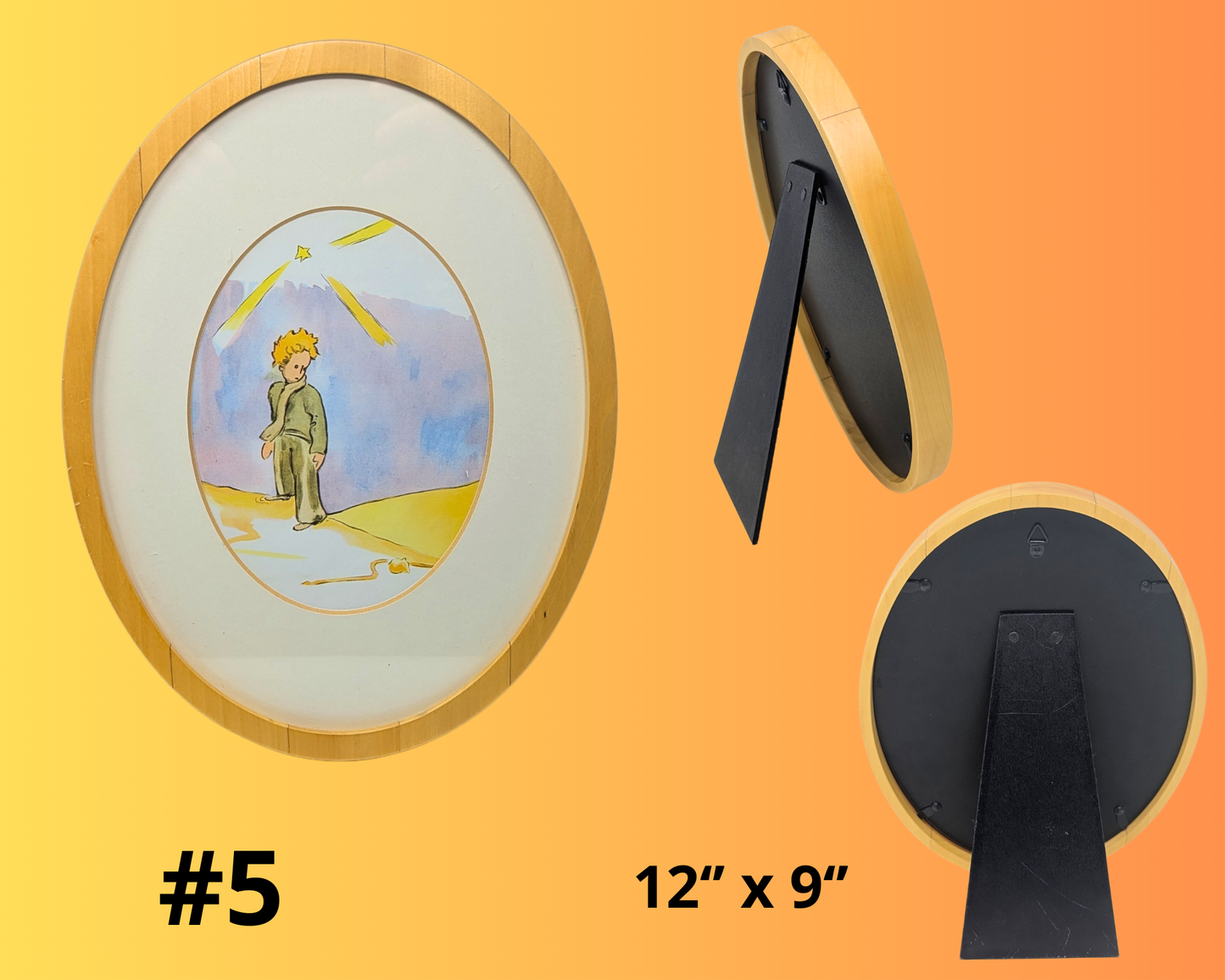 The Little Prince, Le Petit Prince Antoine de Saint-Exupéry, Decorative Frames and Notebooks
