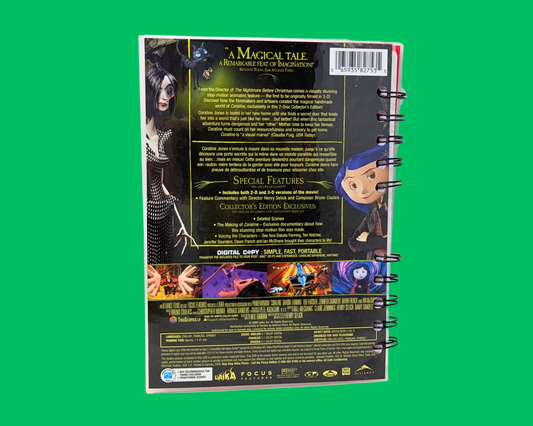 Coraline DVD Movie Notebook