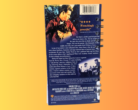 Rebel Without A Cause VHS Movie Notebook
