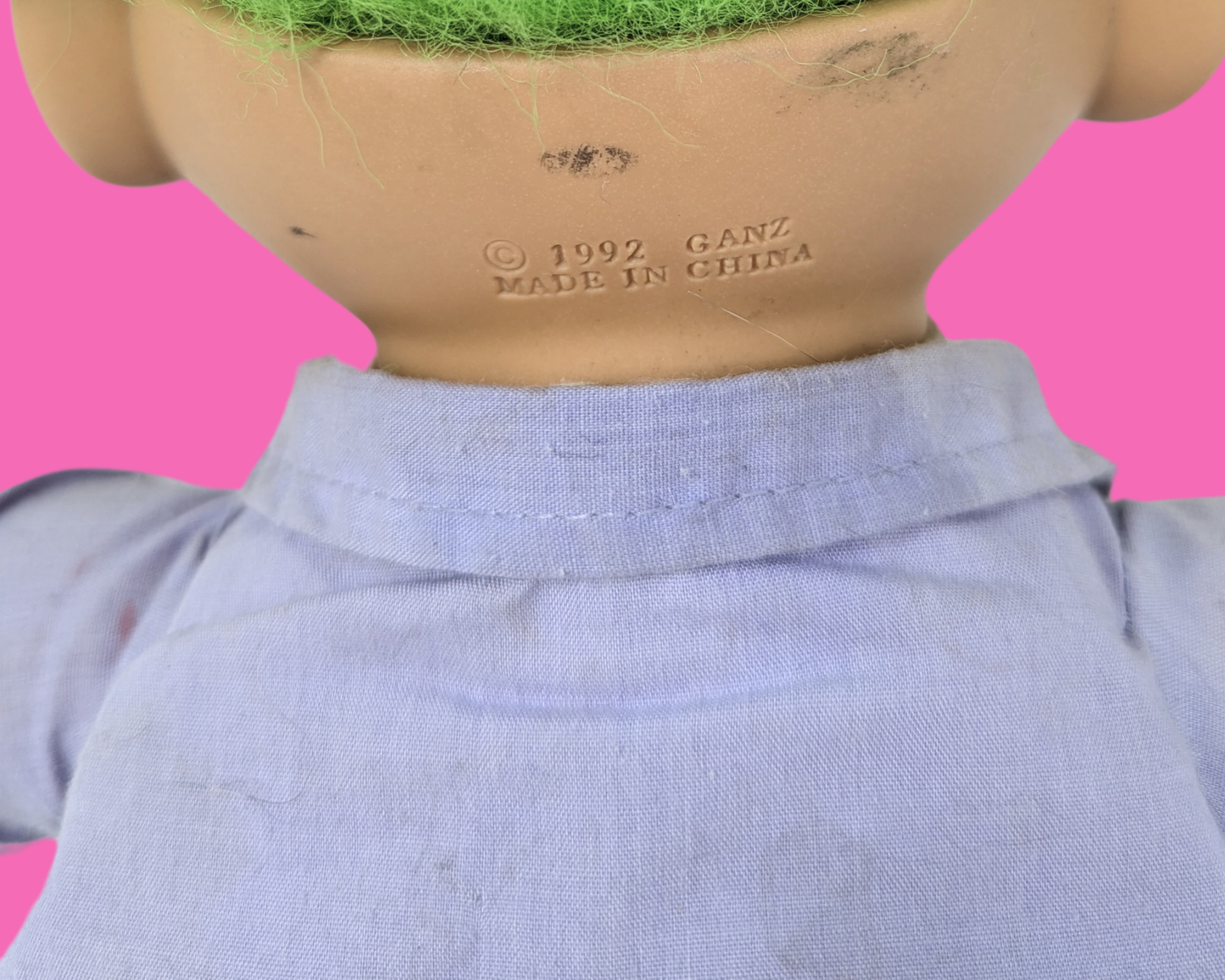 Troll aux cheveux verts millésime 1992