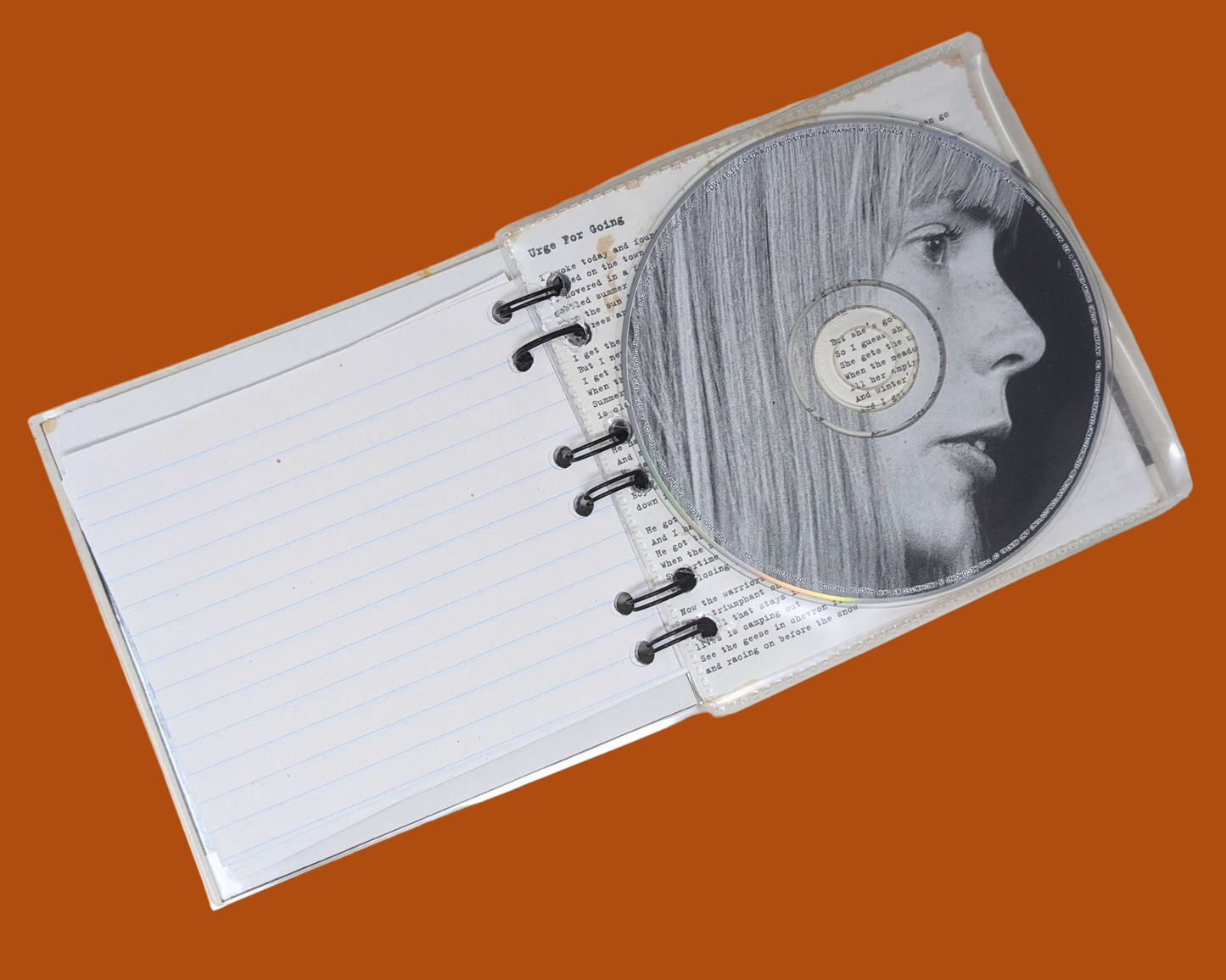 Joni Mitchell Hits CD Notebook