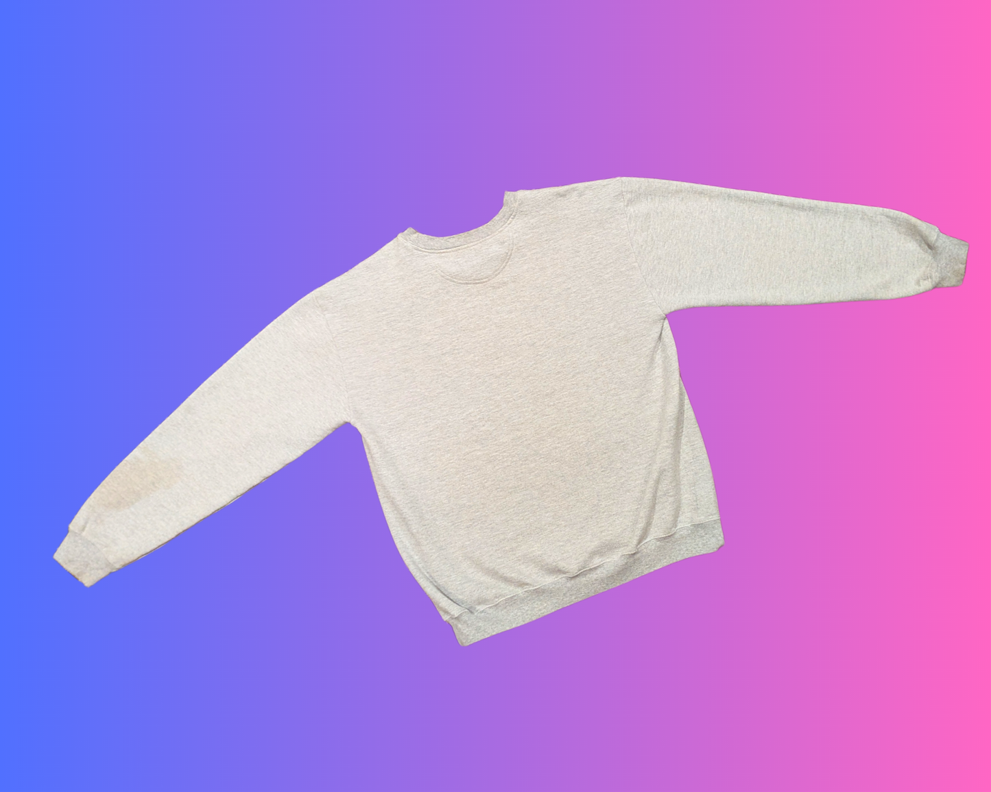 Y2K Social Distancing Club Gray Crewneck Size L