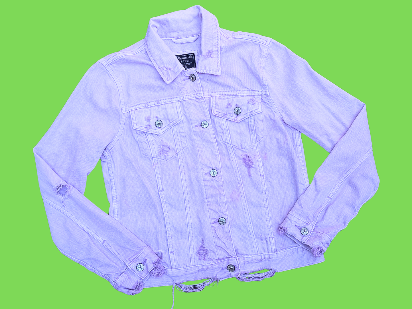 Handmade, Upcycled The Nightmare Before Christmas, Jack and Sally, Light Purple Jacket Size M