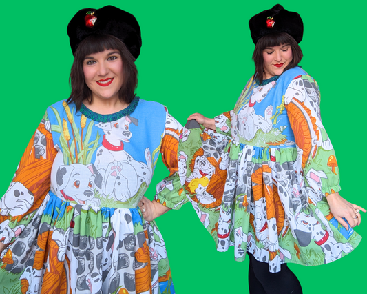 Drap de lit et taie d'oreiller faits à la main et recyclés de Walt Disney, taille XL