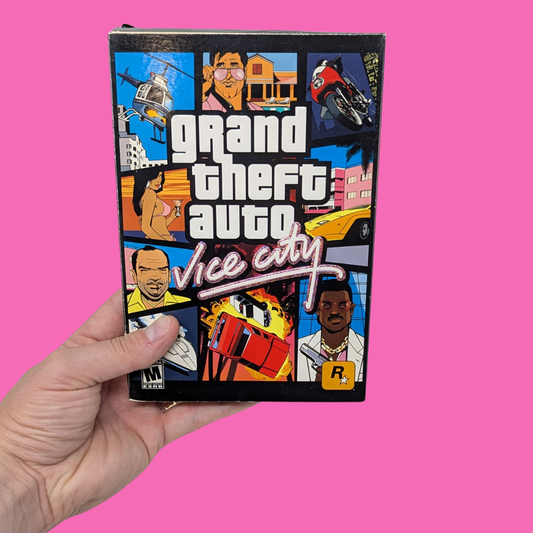 Y2K 2003 Grand Theft Auto Vice City Windows Computer Video Game