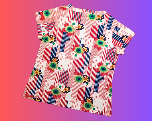 T-shirt vintage années 60 en polyester, taille L, par Hilton Head Sportswear