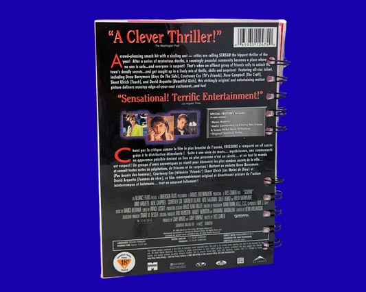 Scream DVD Movie Notebook