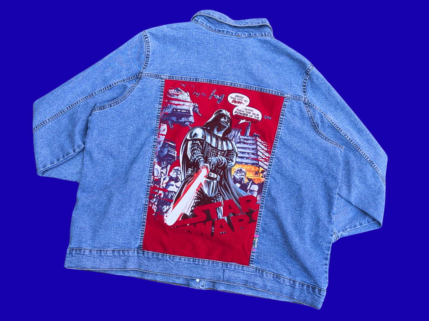 Handmade, Upcycled Star Wars Jacket Size 2XL