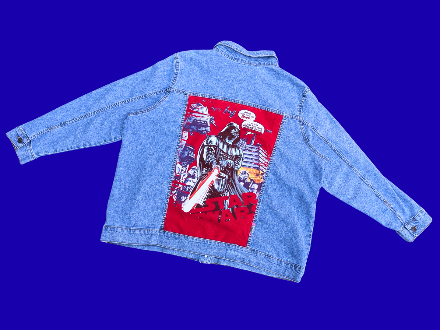 Handmade, Upcycled Star Wars Jacket Size 2XL