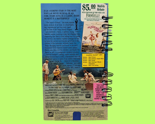 Carnet de notes VHS du film La Mélodie du bonheur