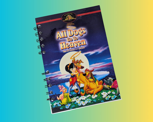 All Dogs Go to Heaven DVD Movie Notebook
