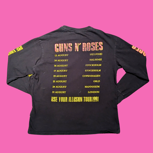 Guns N' Roses Long Sleeves Shirt Size M