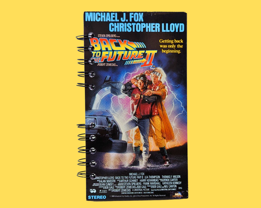 Carnet de notes VHS du film Retour vers le futur II